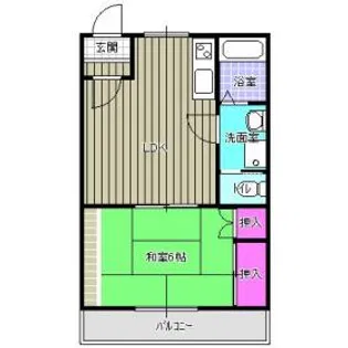 メトレス神崎【303号室】の間取り