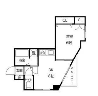 イーストハイツ【3階】の間取り