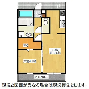 ブルームハイム【202号室】の間取り