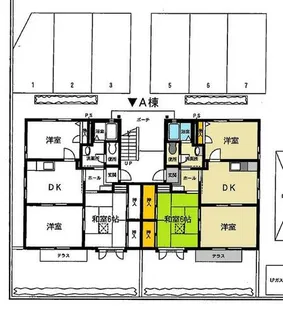 ネオパルA【201号室】の間取り