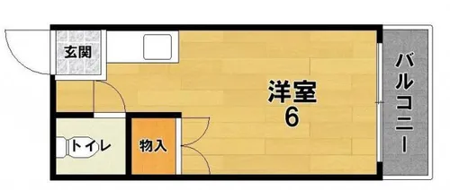 ジュネスイン堀川【3階】の間取り