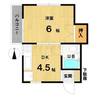 マイプラザサクセス【201号室】の間取り