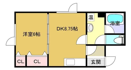メゾンシエナⅢ【102号室】の間取り