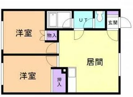 ブレース弥生【103号室】の間取り