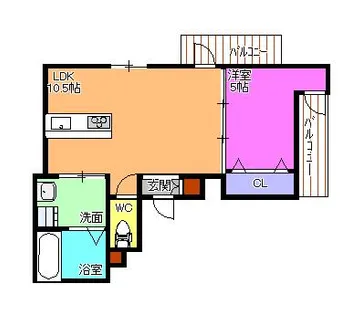 ブロンテ加古川【2階】の間取り