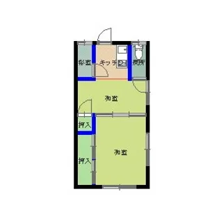 明日奈路荘【102号室】の間取り