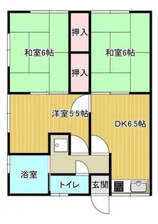 コーポたつま【101号室】の間取り