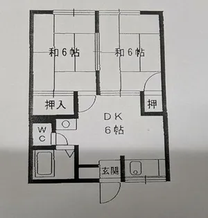 ロイヤルコーポ額原【2階】の間取り