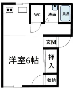 メゾン平野【201号室】の間取り