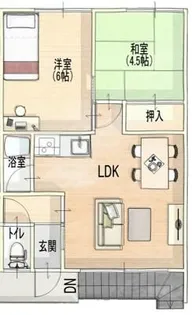 川沿ハウス【2階】の間取り