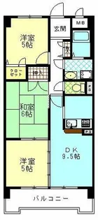 愛知県名古屋市緑区平手北1丁目【マンション】の間取り