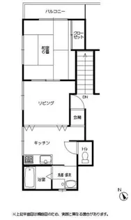 清ハイツ3【202号室】の間取り