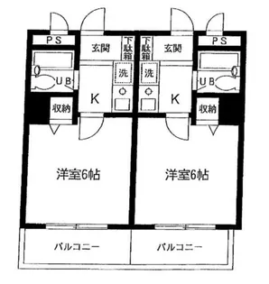 PLUS(プラス)【401号室】の間取り