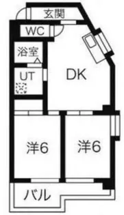 満ビル【703号室】の間取り