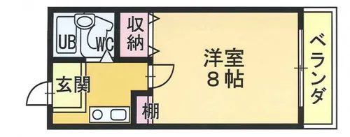 山手町ヒルズ【2階】の間取り