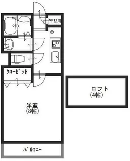 サンパティーク湊【2階】の間取り