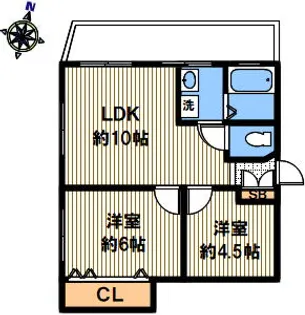 籠池マンション【202号室】の間取り