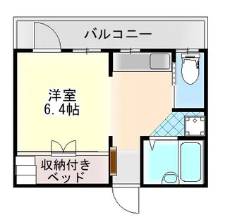 ヒルハイツ A棟【117号室】の間取り