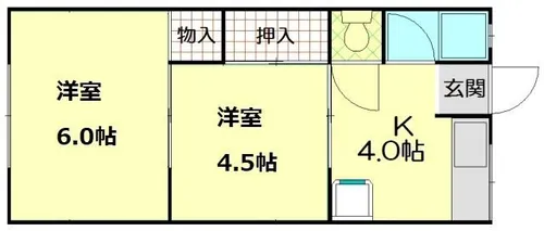兵庫県神戸市兵庫区和田宮通4丁目【マンション】の間取り