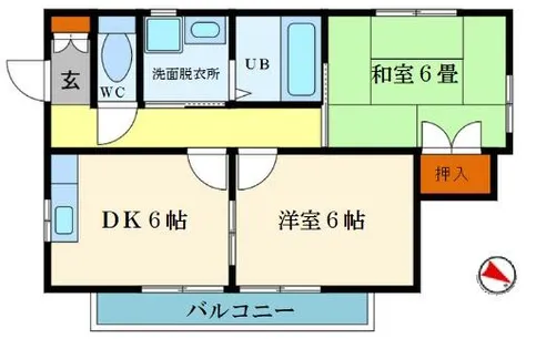兵庫県神戸市長田区海運町3丁目【アパート】の間取り