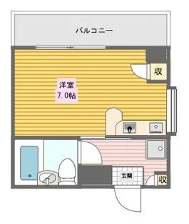 ツカサドール花元町【601号室】の間取り