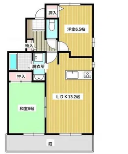 サニーヒル御井Ⅱ【2階】の間取り