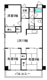 プエオテラス【301号室】の間取り