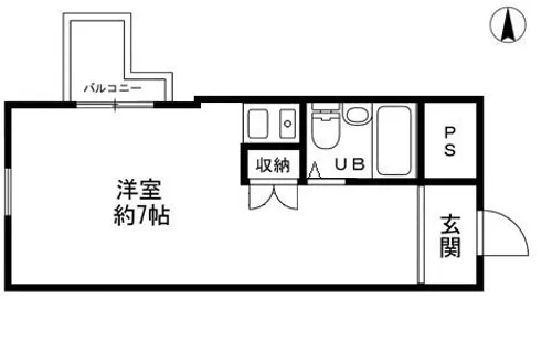 リーベ三宮【4階】の間取り