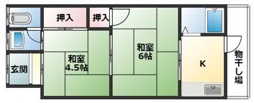 高田文化【1階】の間取り