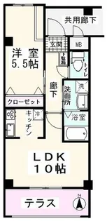 エムズガーデン【1階】の間取り