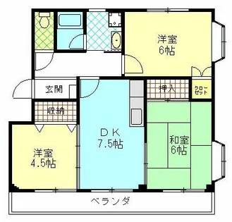 愛知県名古屋市緑区尾崎山2丁目【マンション】の間取り