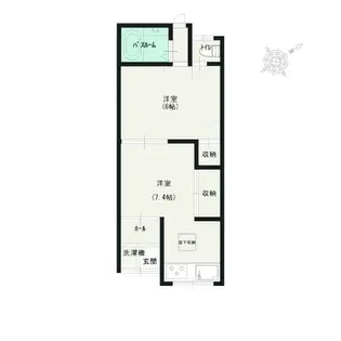 大阪府和泉市伯太町2丁目【アパート】の間取り