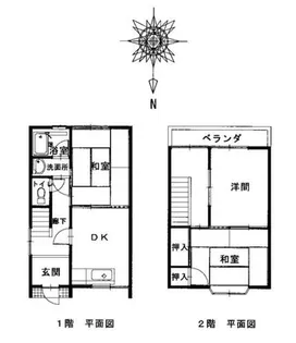 兵庫県赤穂市塩屋【アパート】の間取り