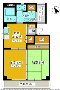 河野ビル【403号室】の間取り