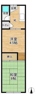 吉田文化【102号室】の間取り