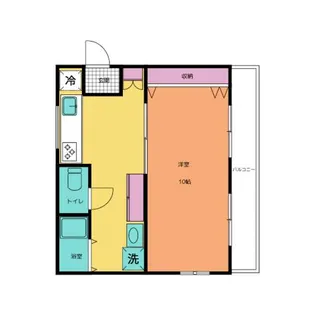 ハイムタケウチ【5階】の間取り