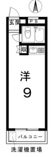 マンション馨【2階】の間取り