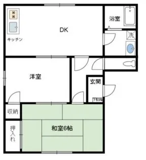 フレグランス三州A棟【102号室】の間取り