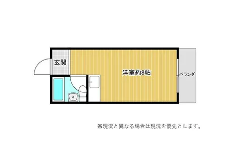 白川ハウジング【302号室】の間取り