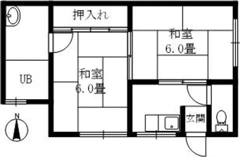 奈良県奈良市林小路町【アパート】の間取り