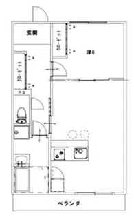 コーポラス千船【106号室】の間取り