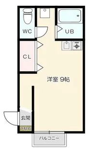 ハートヒルズ楠谷【2階】の間取り