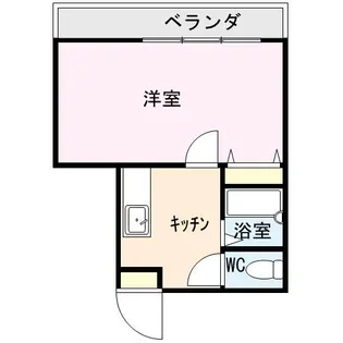 リブソレアート【203号室】の間取り