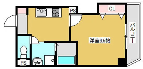 大阪府門真市野里町【マンション】の間取り
