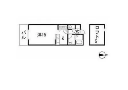 シャインクレスト【202号室】の間取り