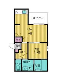 ディアコート桂【1階】の間取り