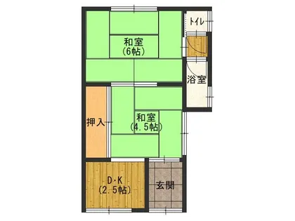 大阪府河内長野市上田町【アパート】の間取り