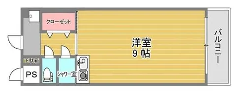 グリーンハウス【303号室】の間取り