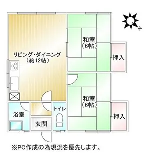 加納ハイツ【201号室】の間取り