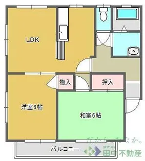星のハイツ【202号室】の間取り